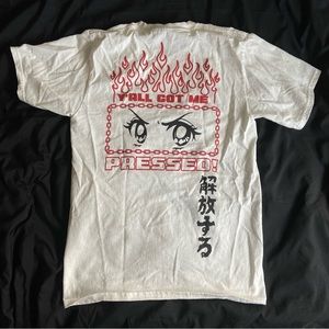 Anime skater t shirt